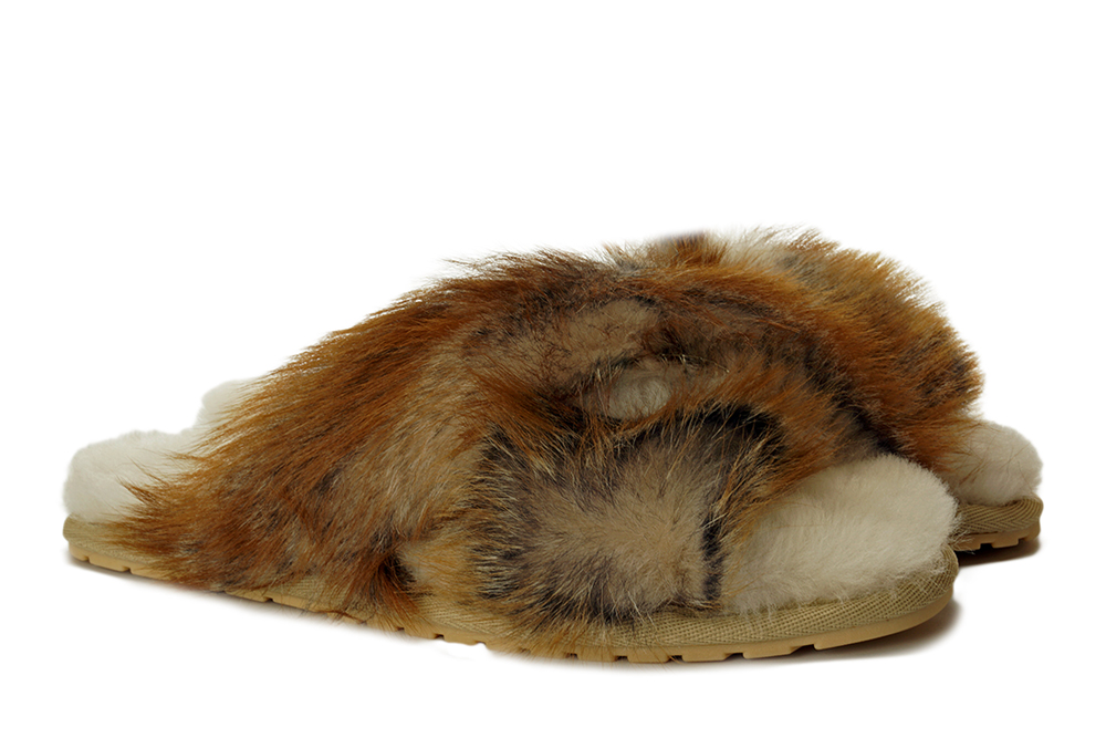 EMU AUSTRALIA W12378 MAYBERRY LAVA chestnut, kapcie damskie, sklep internetowy e-kobi.pl
