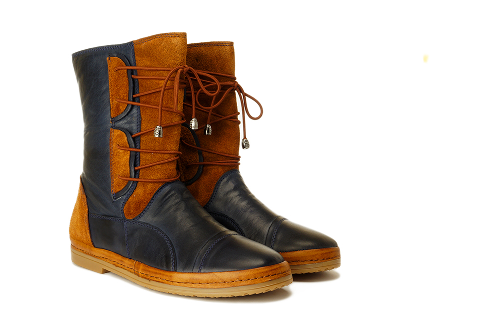 MANITU 991535-5 navy, botki damskie, sklep internetowy e-kobi.pl