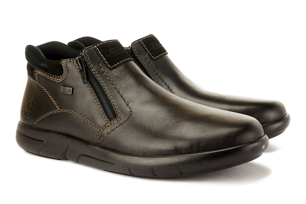 RIEKER B2792-00 black, botki męskie, sklep internetowy e-kobi.pl