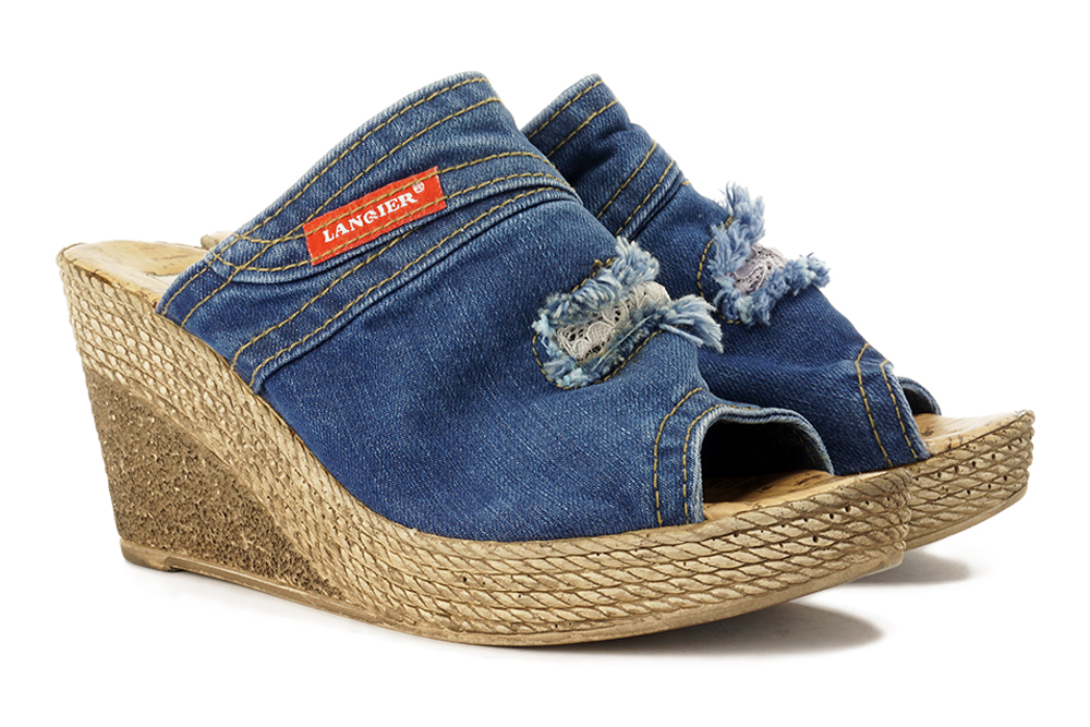 LANQIER 40C270 jeans, klapki damskie, sklep internetowy e-kobi.pl