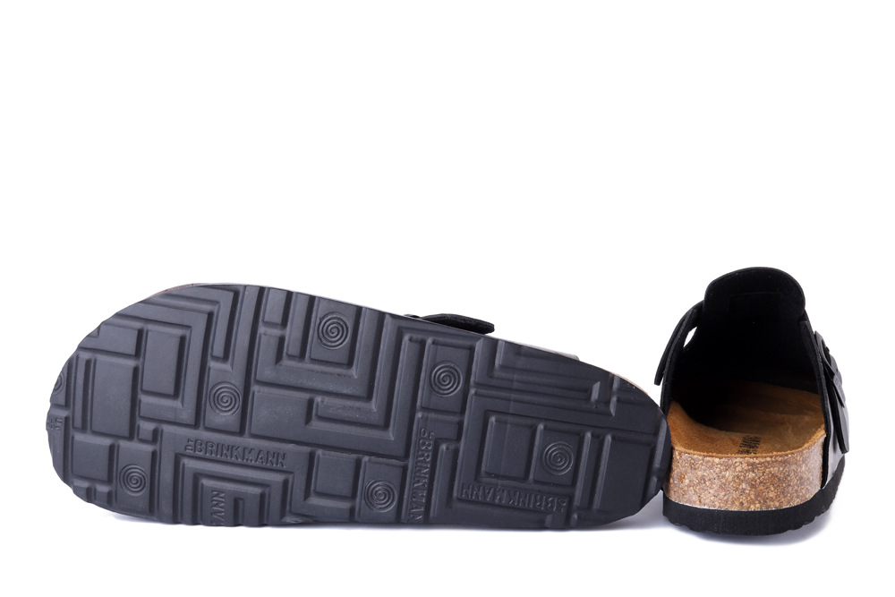 DR. BRINKMANN 600521-1 schwarz/bronze, klapki profilaktyczne damskie, sklep internetowy e-kobi.pl