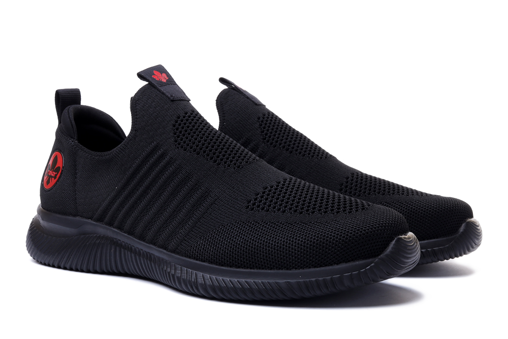 RIEKER B7465-00 sneaker black, półbuty męskie, sklep internetowy e-kobi.pl