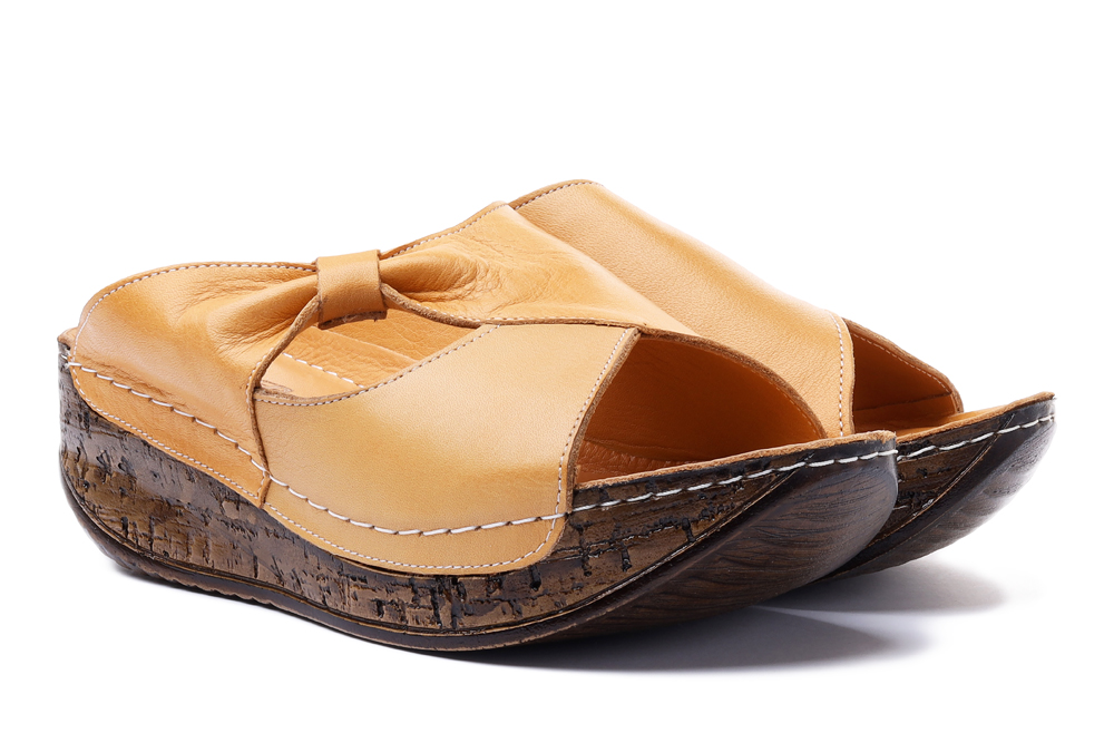 ARTIKER RELAKS 46C0527 yellow, klapki damskie, sklep internetowy e-kobi.pl