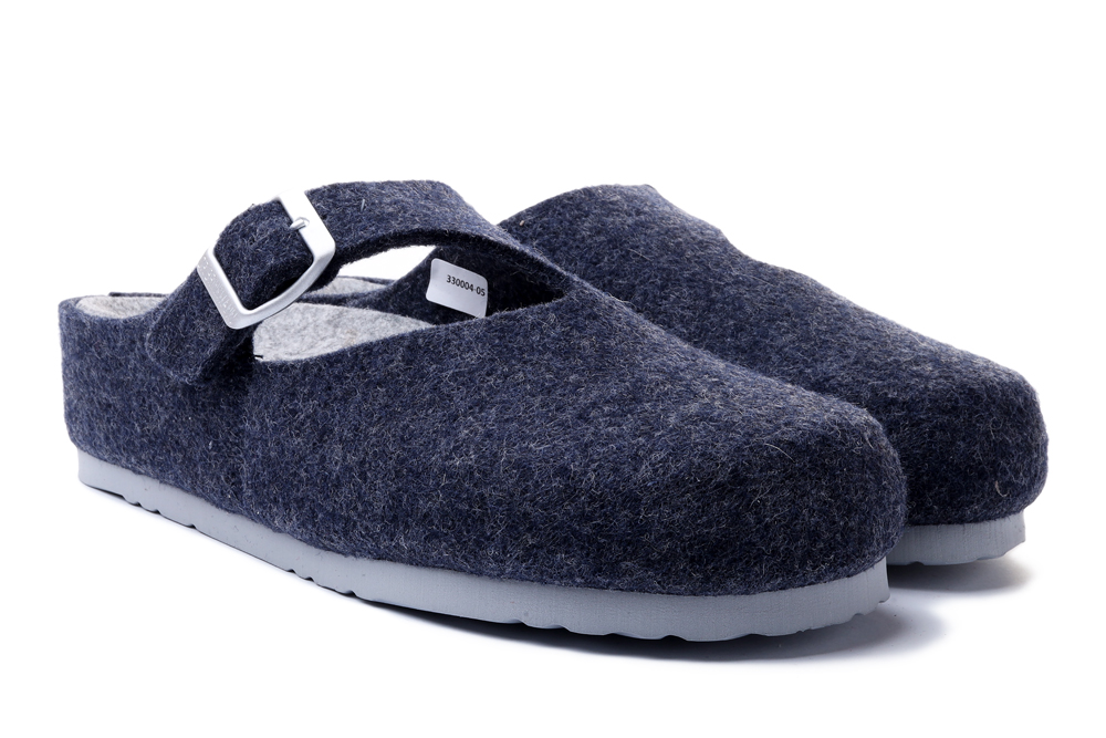 DR. BRINKMANN 330004-05 navy, kapcie/klapki damskie, sklep internetowy e-kobi.pl