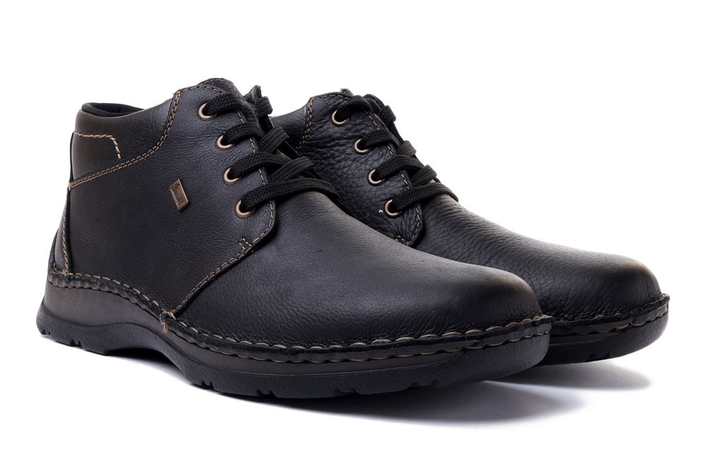 RIEKER TEX 05305-00 black, trzewiki męskie, sklep internetowy e-kobi.pl