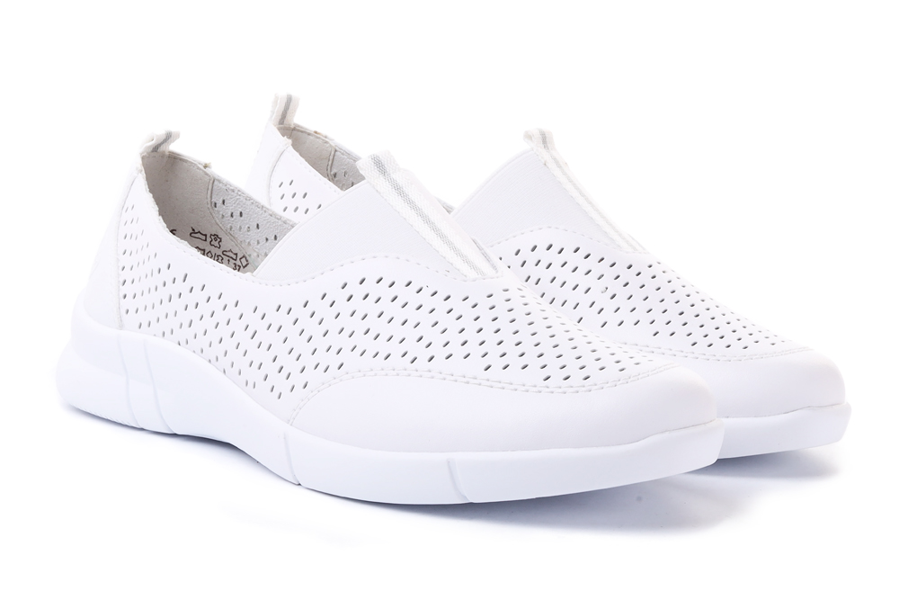 RIEKER SNEAKER N2125-80 white, półbuty sportowe damskie, sklep internetowy e-kobi.pl