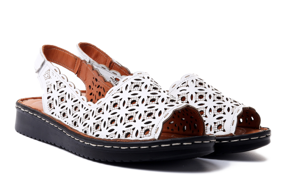 ARTIKER RELAKS 50C0354 white, sandały damskie, sklep internetowy e-kobi.pl