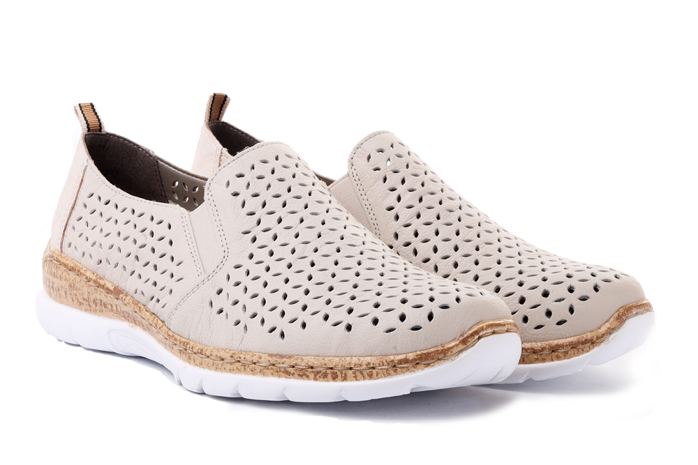 RIEKER N4251-60 beige, półbuty damskie, sklep internetowy e-kobi.pl