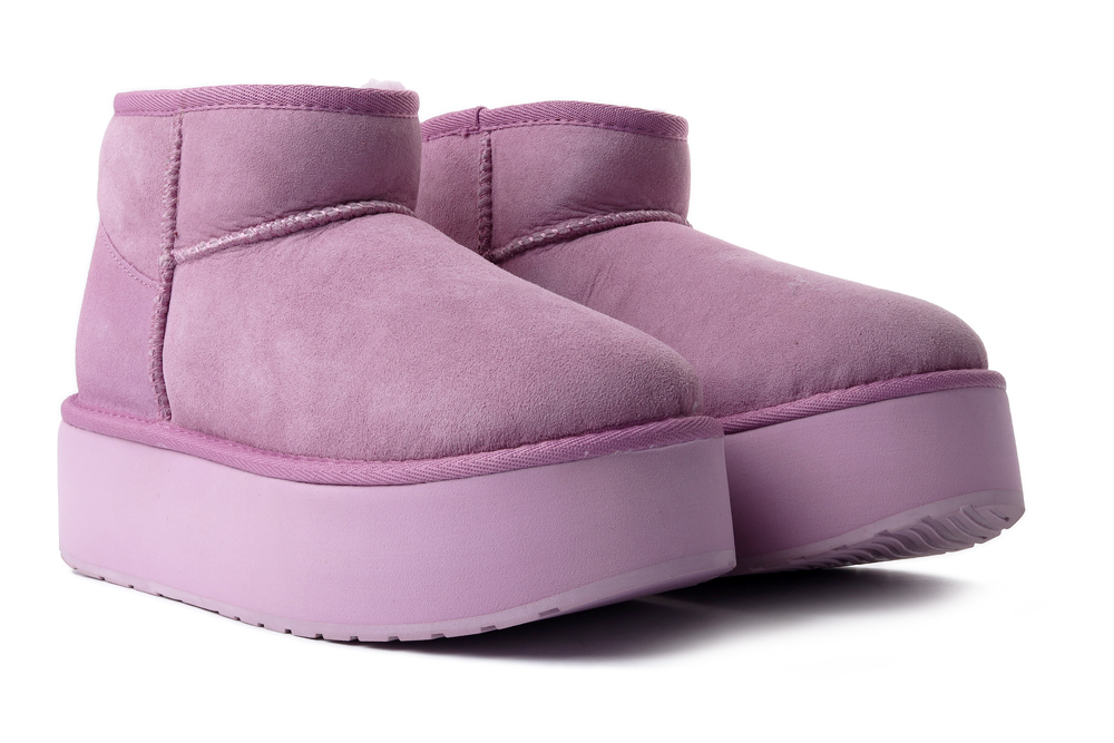 EMU AUSTRALIA W13082 Stinger Micro Flatform mauve mist, botki damskie, sklep internetowy e-kobi.pl