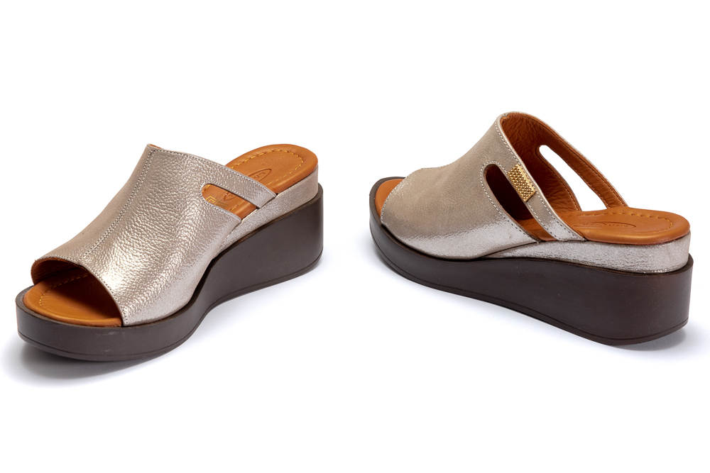 LANQIER 44C0982 silver, klapki damskie, sklep internetowy e-kobi.pl