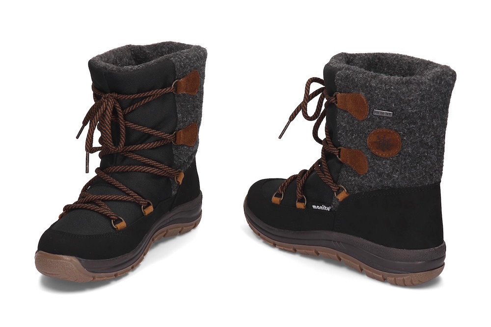 Manitu 991263 1 Schwarz śniegowce Damskie Sklep E Kobi Pl