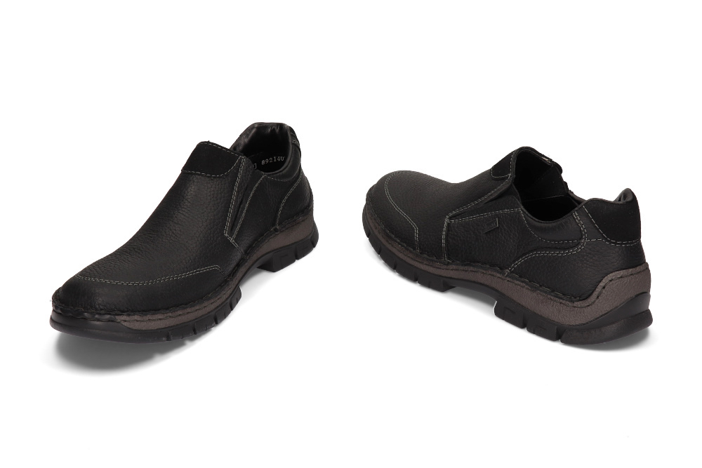 RIEKER 12262-00 black, półbuty męskie, sklep internetowy e-kobi.pl