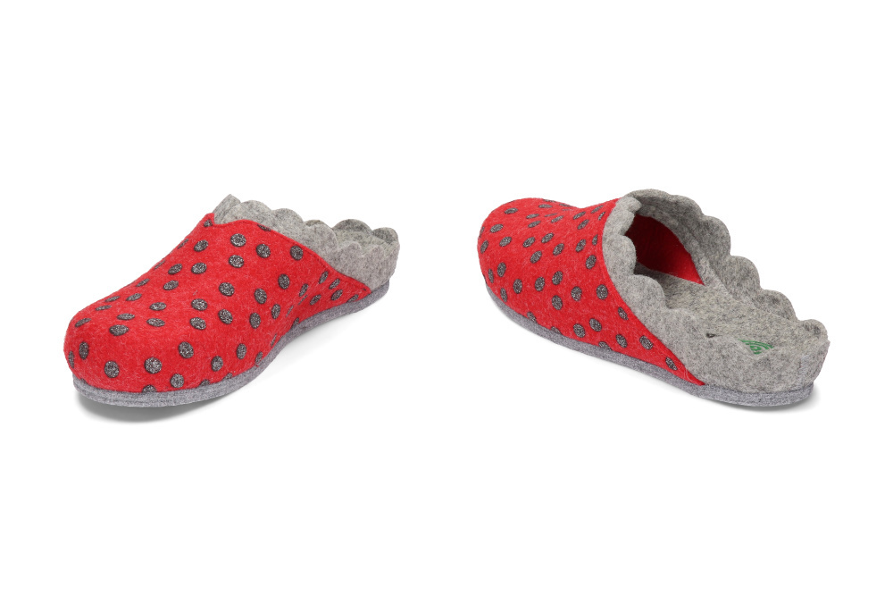 DR. BRINKMANN 320640-4 rot, kapcie damskie, sklep internetowy e-kobi.pl