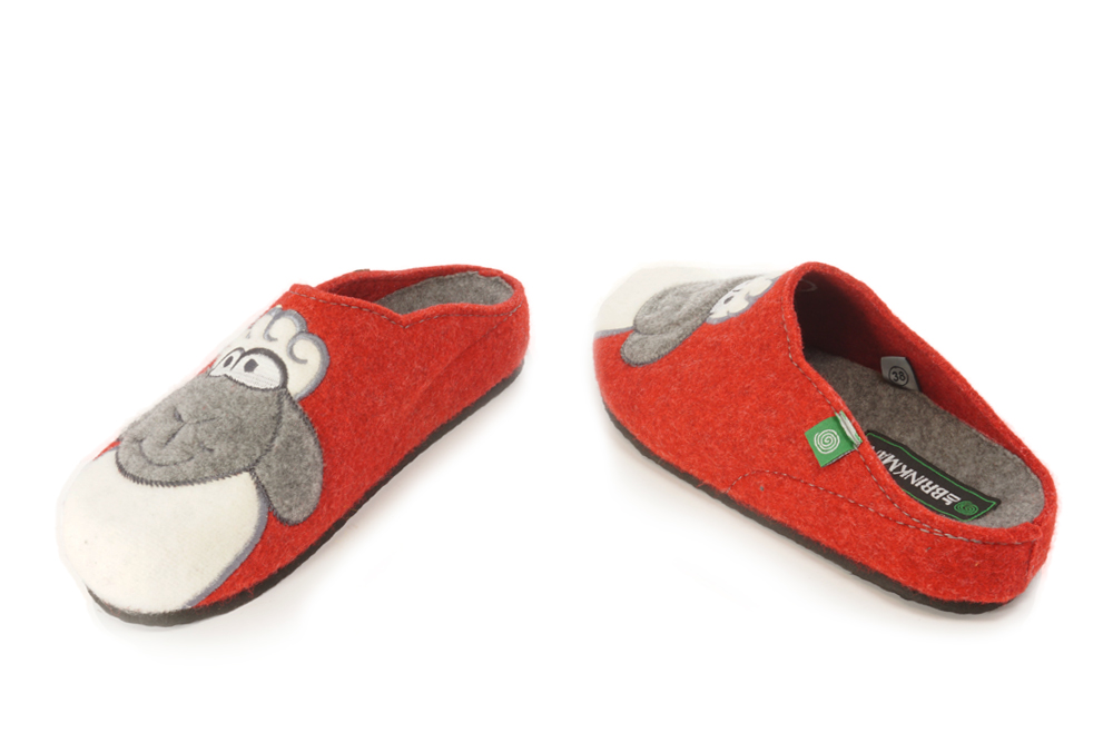 DR. BRINKMANN 320624-4 rot, kapcie damskie, sklep internetowy e-kobi.pl