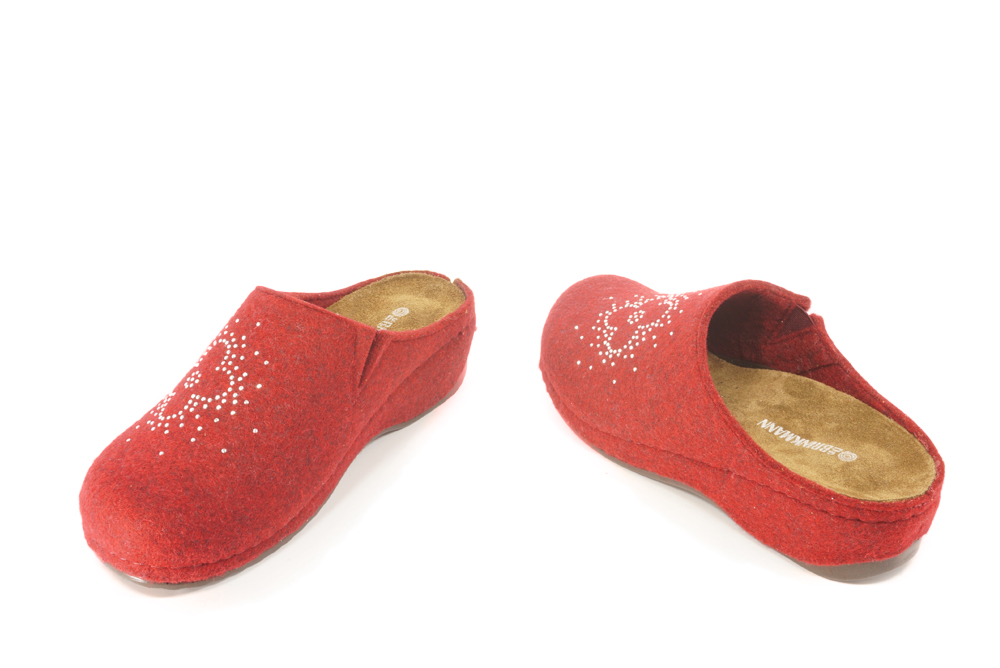 DR. BRINKMANN 330190-4 rot, kapcie damskie, sklep internetowy e-kobi.pl