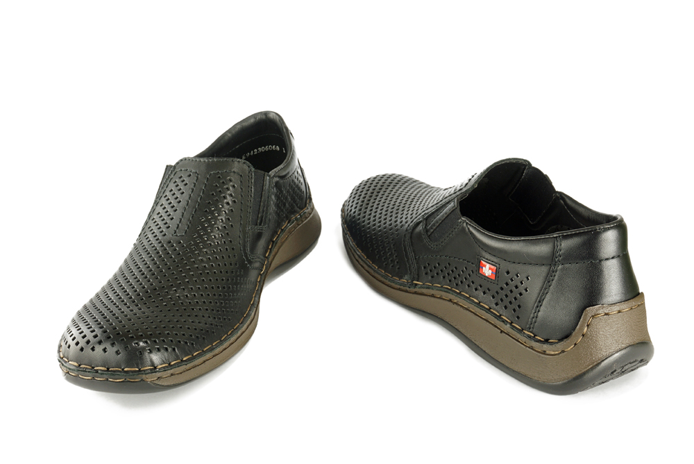 RIEKER 05297-00 black, półbuty męskie, sklep internetowy e-kobi.pl